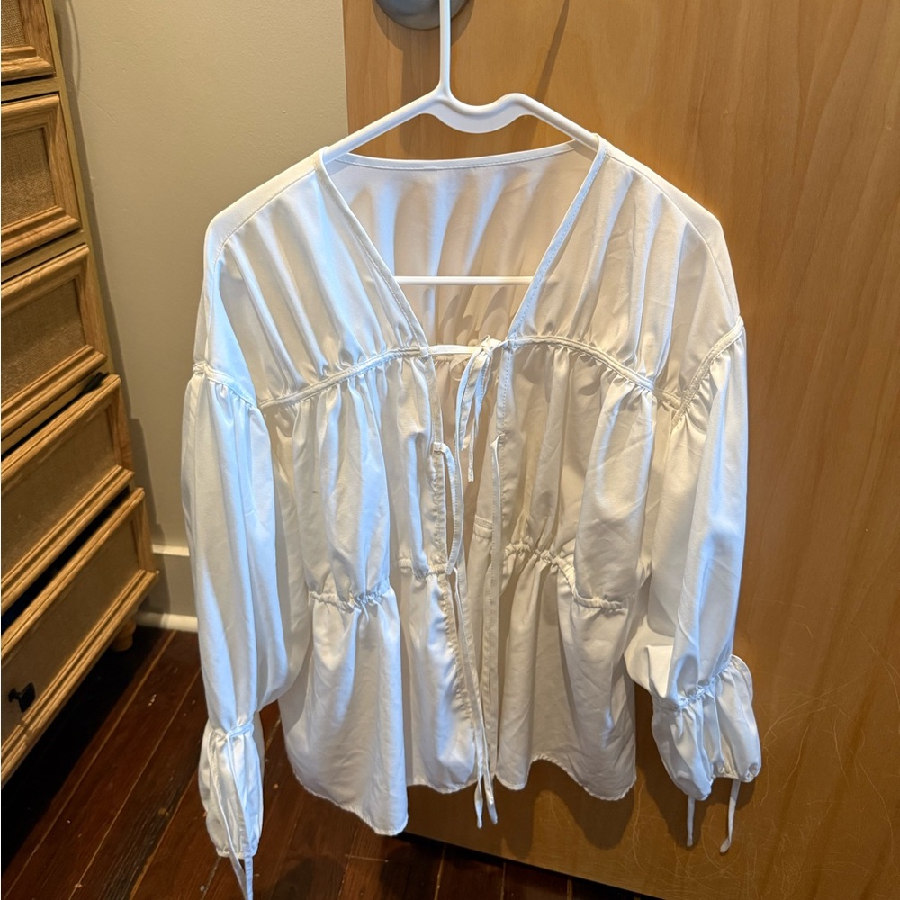 Elegant White Women's Top